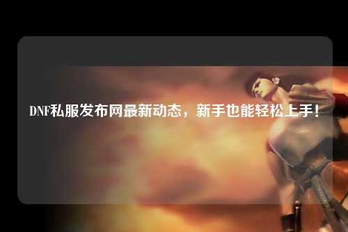 DNF私服發布網最新動態，新手也能輕松上手！